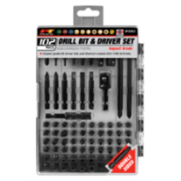 Performance Tool Performance Tool 102-Piece Impact Driver and Drill Bit Set W9063